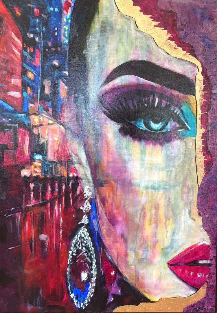 The Allure of Urban Glamour Art Print
