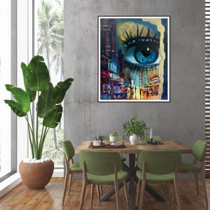 Big Blue Eye Fine Art Print