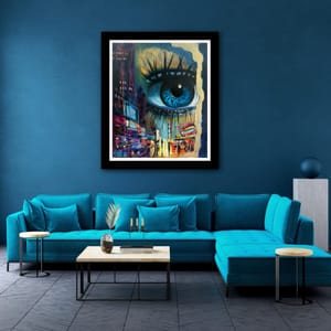 Big Blue Eye Fine Art Print