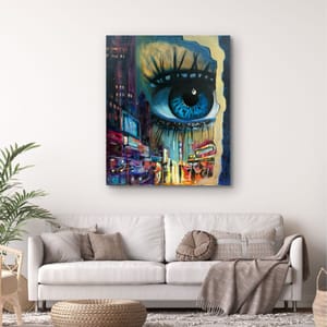 Big Blue Eye Fine Art Print