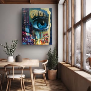 Big Blue Eye Fine Art Print
