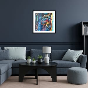 A Leopard in the City Fine Art Print