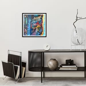 A Leopard in the City Fine Art Print